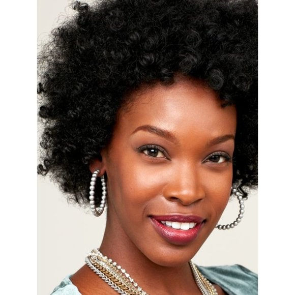 Matte Metal Beaded Hoop Earring • Choose Silver, Gold or Mixed! - Picture 2 of 5